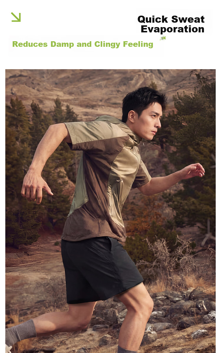 JD Jingzao New Spring Summer Quick-Dry Running Sports Shorts for Men Gym Training Breathable Casual Five-Point Pants Black 2XL 10