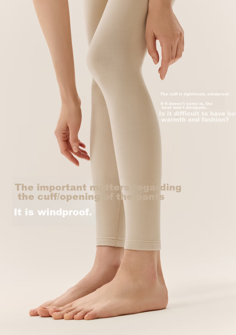 Bananain Repi 302++ Thermal Pants Unisex 7A Antibacterial Fleece Thickened Autumn Winter Underwear Leggings Cotton Pants 7