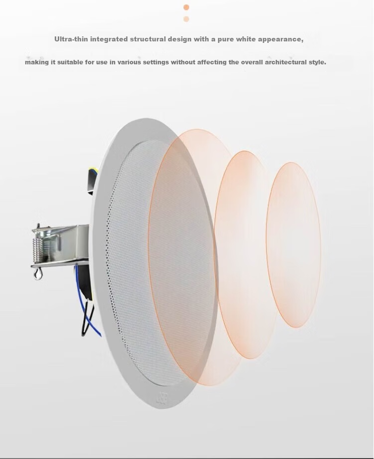 JBL CSS8006BM 6.5-Inch Ceiling Speaker Embedded TV Living Room Background Music Ceiling Speaker Commercial Public Address Conference Room Constant Voltage Ceiling Speaker 4