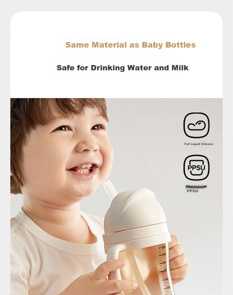 Babycare Flower Bud Cup, Breast-Like Drinking Cup for Babies And Children, with Straw, Anti-Choking Design, Suitable for 6 Months And Older 10
