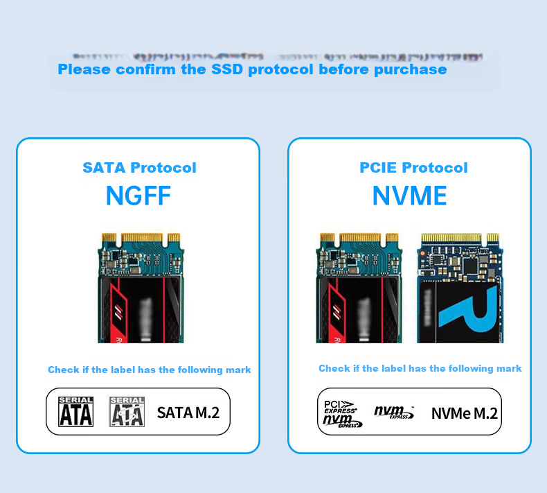 LINSTORAGE M.2 NVMe SSD Enclosure Type-C 3.2 External SSD Case USB 3.2 Hard Drive Enclosure for Laptop and Mobile Phone 2