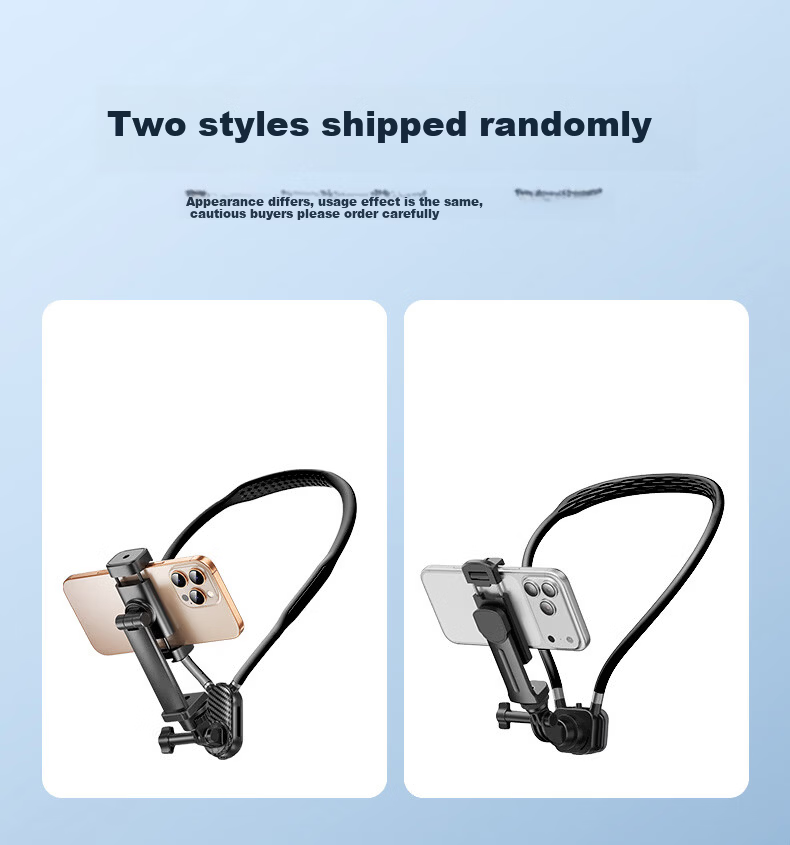 JIAHUACAI Neck Mount Bracket First-Person POV Chest-Mounted Vlog Live Outdoor Fishing Cycling Stabilizer Compatible with GoPro 13 12 DJI Pocket 3 Action 5 Pro 8