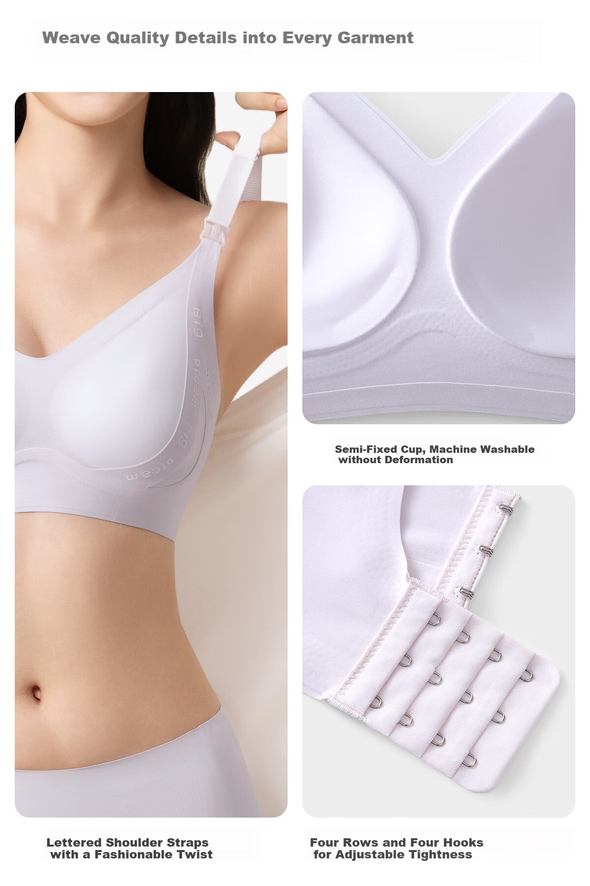 JOYNCLEON Maternity Nursing Bra Pregnancy Postpartum Breastfeeding Support Lift Anti-Sagging Skin L Jwx192128 8
