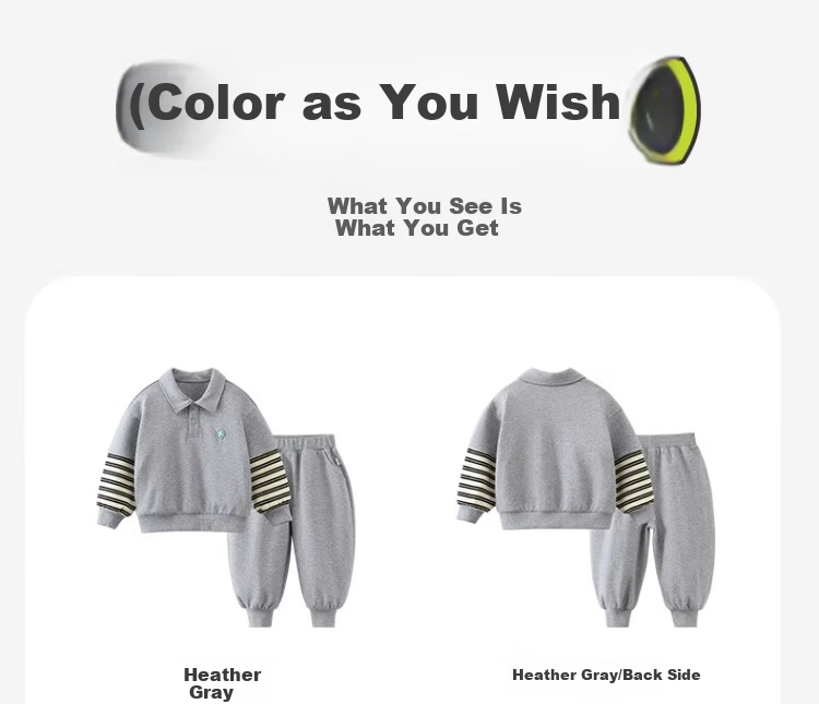 Ciciibear 2025 Spring New Baby Boys' Sports Sweatshirt Children's Stylish Top Set 15