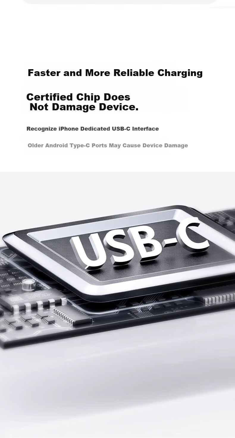 Beiyipin Apple 16 Charging Cable Carplay Screen Mirroring Apple 15 Data Cable USB to Type-C Fast Charging Braided Cable for iPhone 16 Pro Max Mobile iPad 7