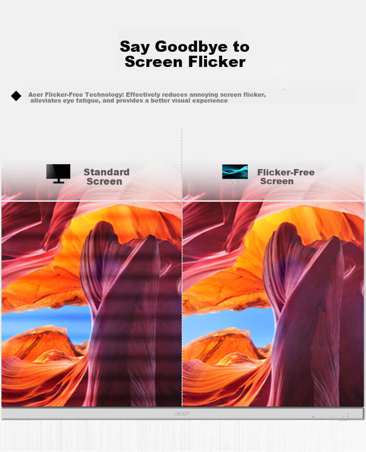 Acer Hummingbird 27-Inch All-In Desktop Computer (12th Gen Core I3-N355, 16GB RAM, 512GB SSD) Flicker-Free Office Use 12