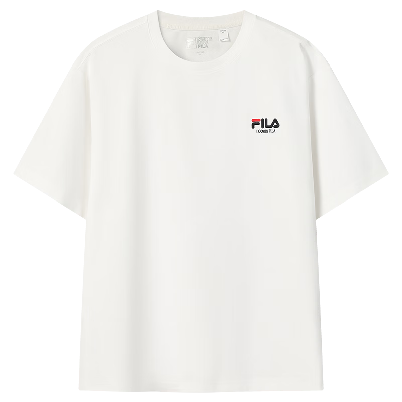 FILA 2026 Summer Moisture-Wicking Quick-Dry Couple Short Sleeve T-Shirt Fashionable Round Neck Casual Sun Protection Top