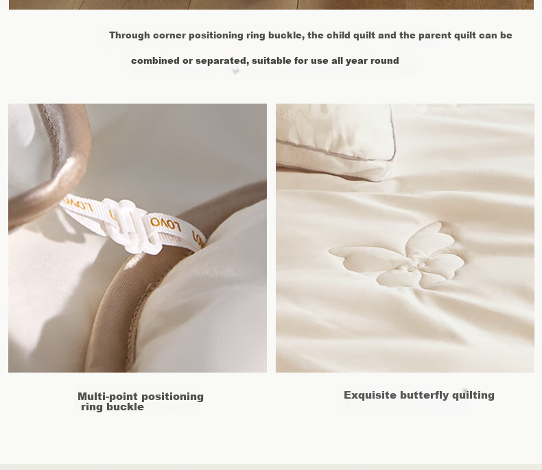 LOVO Lulaiafang, 100% Pure Cotton Class A Silk Spring And Autumn Comforter, 5.2 Jin (2.6 Kg), 220*240cm, White 11