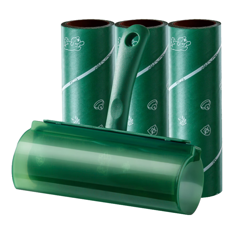 LYNN Mite Removal Lint Roller 16cm 3 Rolls 180 Sheets Pet Hair Remover for Carpet Bed Sofa