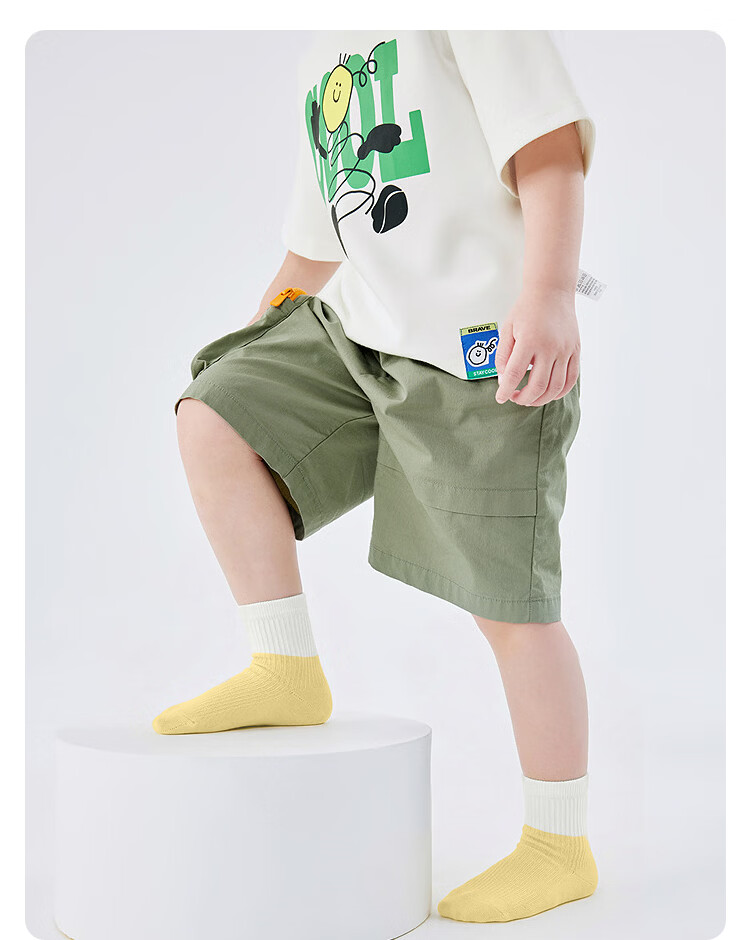 Balabala Baby Socks Summer New Mesh Breathable Children's Short Socks Boys Girls Cute Fun 5 Pairs Set 18