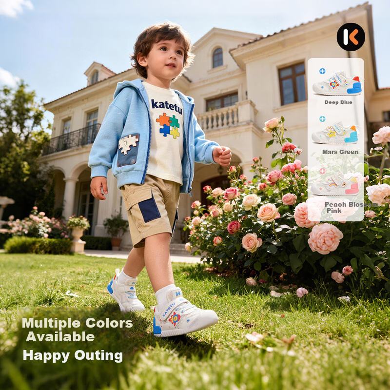Cater Rabbit Baby Kids Shoes 2026 Spring New Girls White Sneakers Non-slip Breathable Boys First Walk Shoes X6AE002