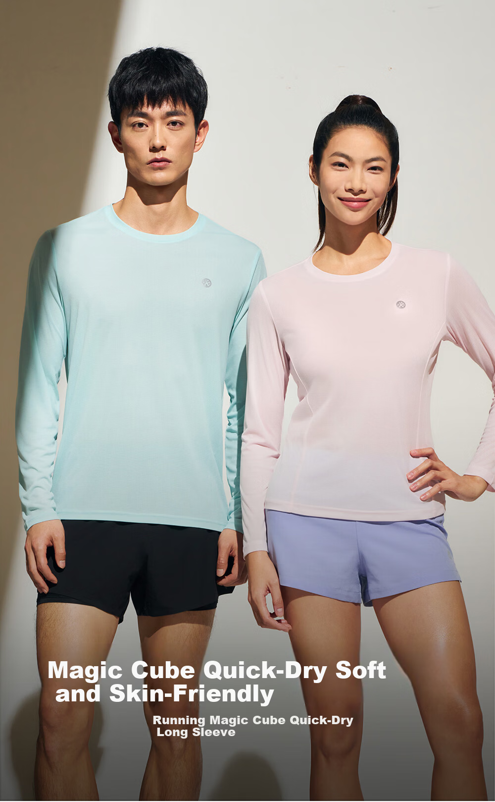 Bmai Running Sports Fitness Training Long Sleeve Spring Summer Commuting Jogging T-Shirt Men Breathable Anti-Chafing Quick-Dry Top Women 1