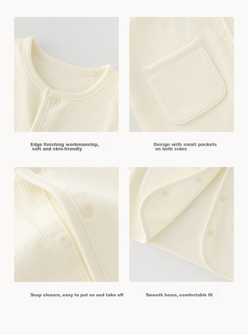 Guaiqi Bear Infant Pure Cotton Vest Spring and Autumn Children's Sleeveless Jacket Boys and Girls Baby Waistcoat Spring Warm Outerwear 6