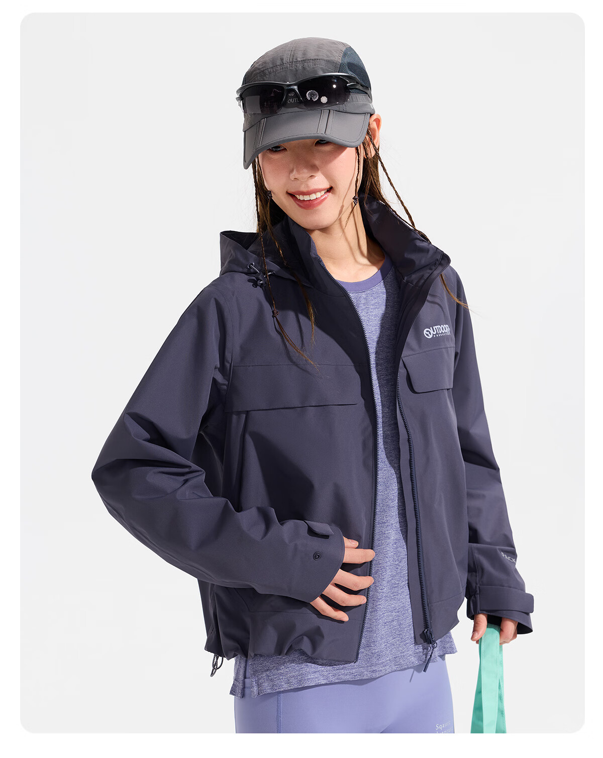OUTDOOR PRODUCTS Women's Single-Layer Spring/Summer 2026 Fashionable Water-Repellent, Durable, Tear-Resistant Jacket OFDC612303 Natural Yellow M 17