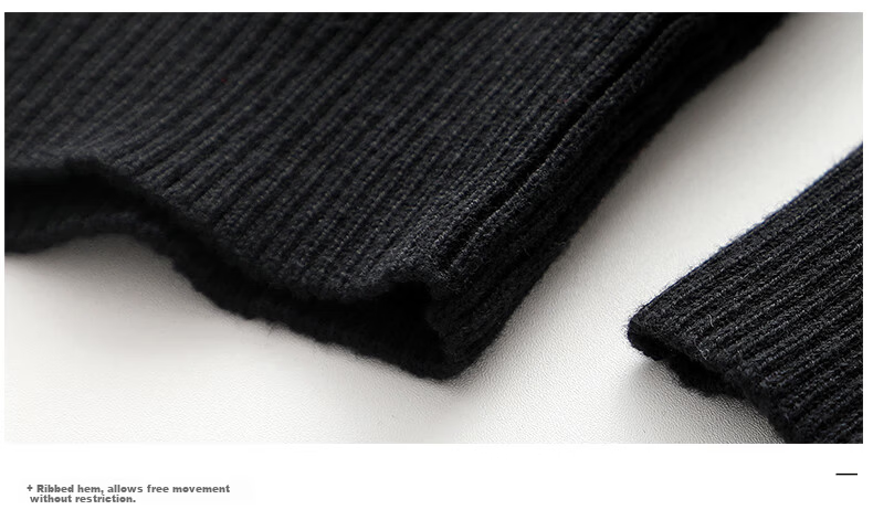 Jeanswest Men's Autumn Winter Crew Neck Casual Thickened Warm Pure Cotton Sweater Fashion Youth Comfortable Knitwear 11