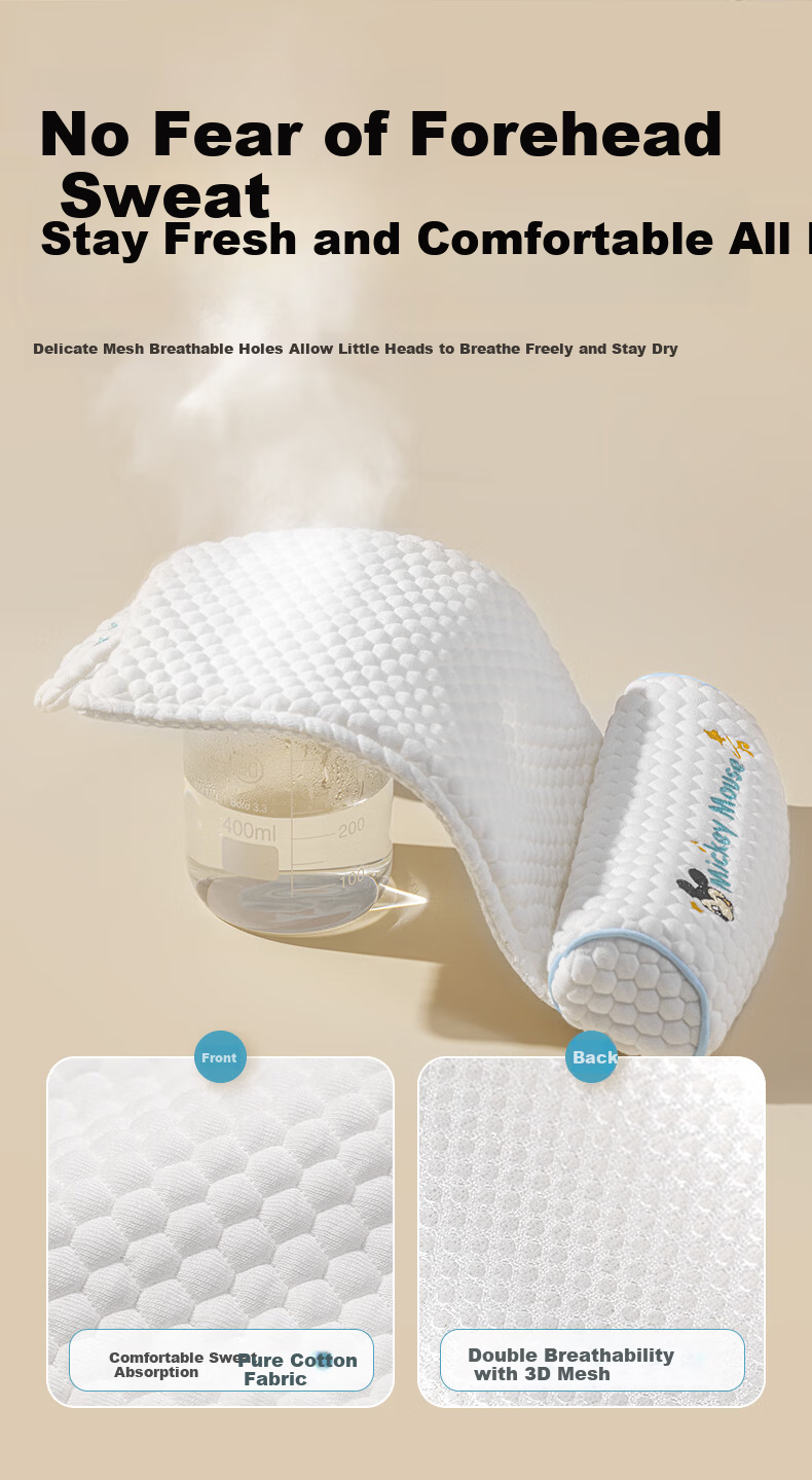 Disney Xiaomi Shaping Pillow Newborn 0-6 Months Infant Head Correction Pillow Mickey 11