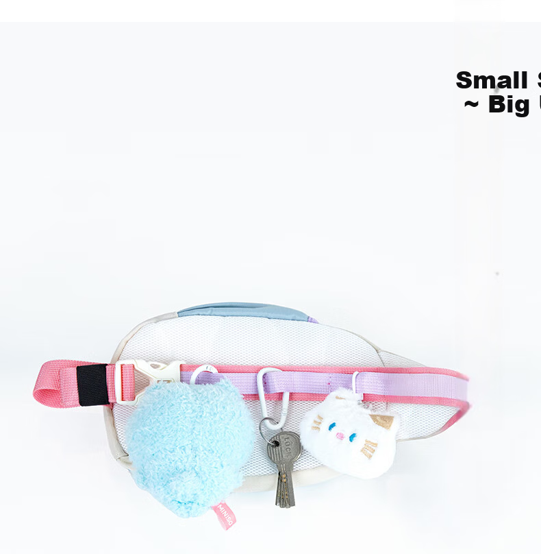 SHUKIKU Ledudu Kids Casual Colorblock Crossbody Bag Outdoor Travel Sports Chest Waist Bag Vanilla Lemon One Size 5