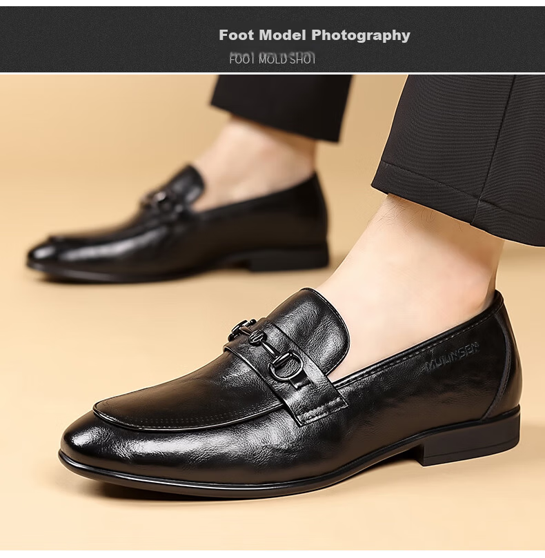MULINSEN Men's Business Casual Slip-On Loafers Formal Wedding Shoes SHW851050 12