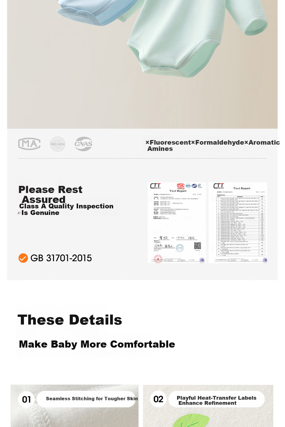Betis Baby Clothes Skin-Friendly New Autumn Pure Cotton Infant Long Sleeve Bodysuit Warm Baby Romper Pajamas 16