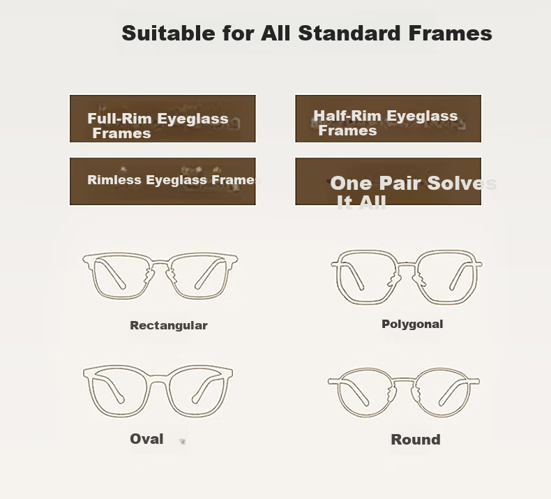 LESCA LUNETIER Polarized Clip-On Sunglasses for Women UV Protection Driving - Upgraded Polarized Brown Frame with Brown Lenses 6