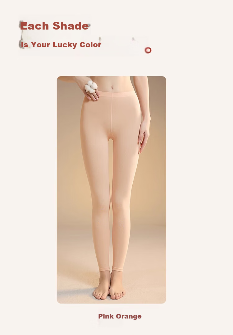 LangSha Women's Thermal Pants Autumn Winter Pure Cotton 10A Antibacterial Mite-Resistant Heated Base Layer Long Johns Cotton Wool Pants 15