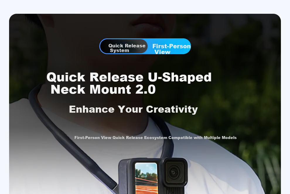 Jingxuan JINGDONG Self-Branded DJI Action6/4 Motorcycle Mount Compatible with GoPro Bicycle Mount Insta360 Tube Clamp [Panoramic DJI 360] 1