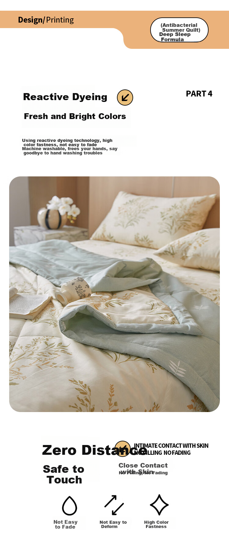 Wuyinliangpin Children's Summer Cooling Quilt, Air Conditioning Blanket, Infant And Toddler Nap Quilt for Kindergarten, Spring And Autumn Thin Quilt, Spring Style, 100x150cm 8