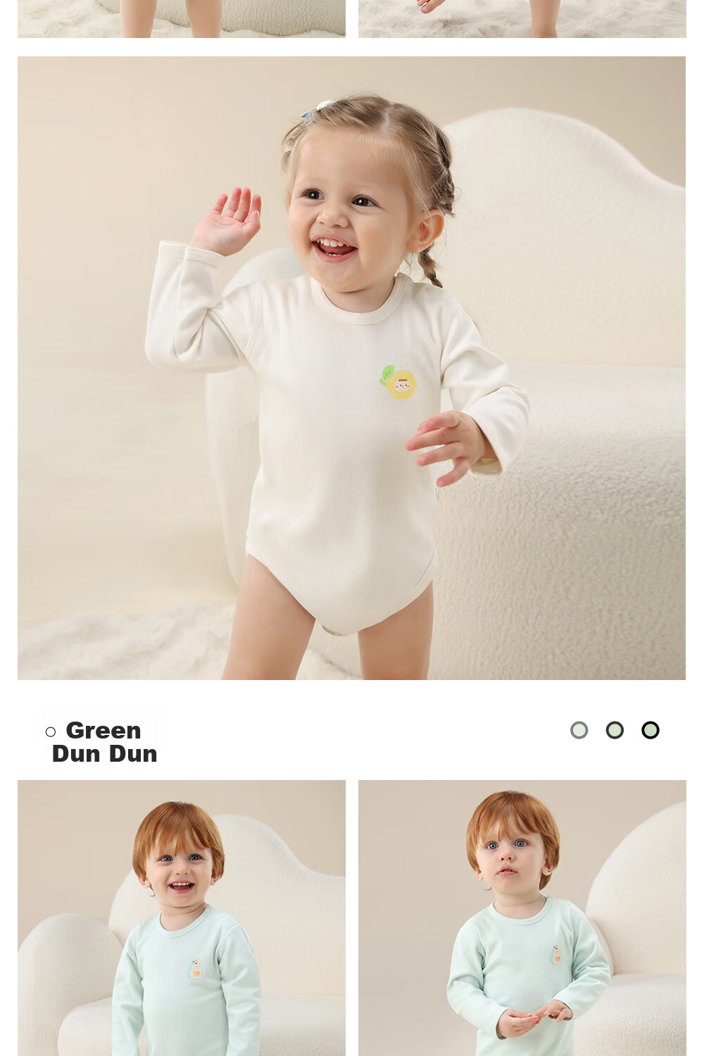 Betis Baby Clothes Skin-Friendly New Autumn Pure Cotton Infant Long Sleeve Bodysuit Warm Baby Romper Pajamas 21