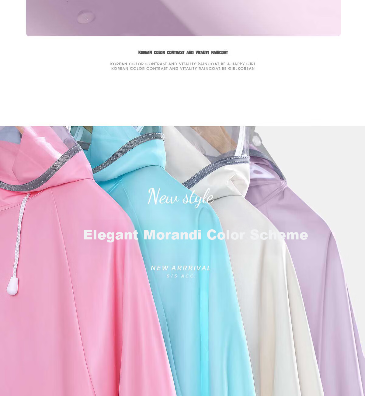 Beimei Women's Long Full-Body Raincoat Thickened Adult Single-Person Electric Scooter Rain Poncho 13