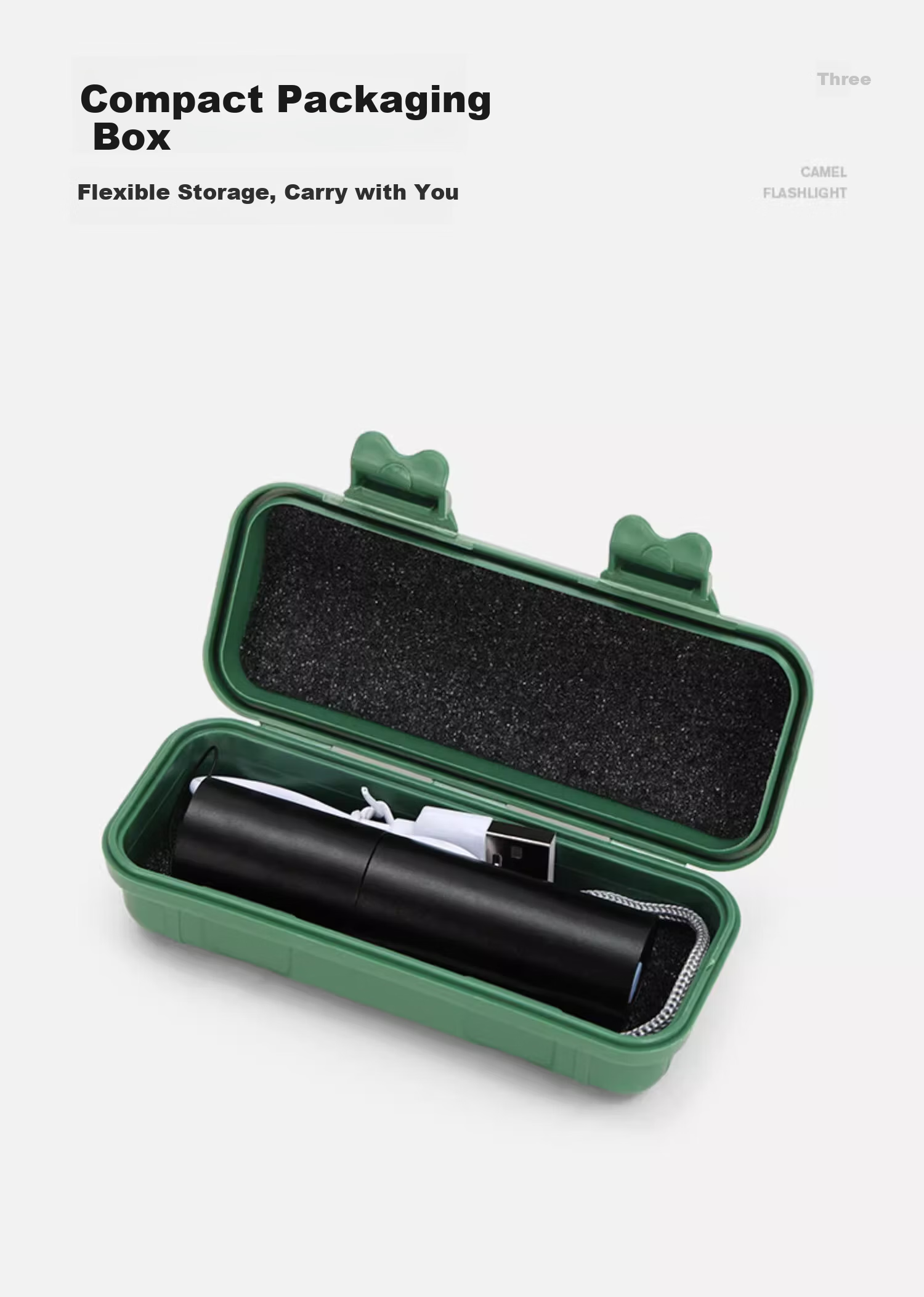 CAMELJEANS Mini Portable Flashlight, High Brightness, for Outdoor And Home Use, Rechargeable, Children's Model, 174BJ29627 16