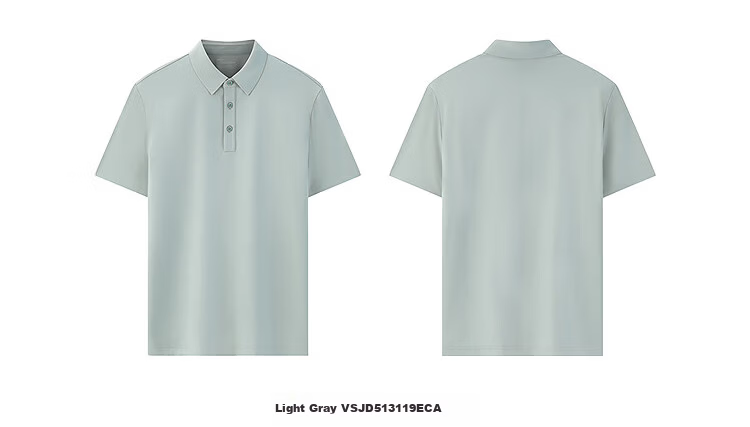 Youngor [Cooling & Sun Protection + Mulberry Silk] Summer Men's Short Sleeve T-Shirt Dark Green VSJD513119PCA S 26