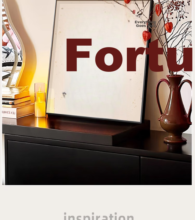 Yihuan Yu New Chinese Style Fu Character Living Room Decorative Painting Peace and Joy Sideboard Tabletop Decoration Dining Room Auspicious Hanging Painting 3