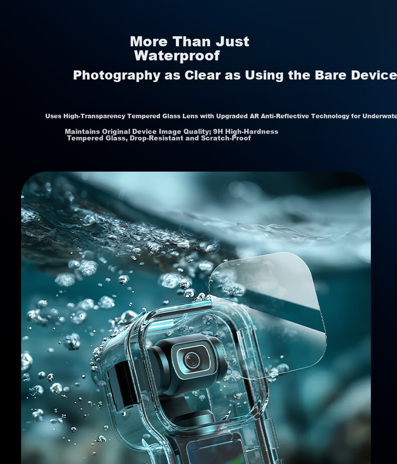 Llano Waterproof and Shockproof Case for DJI Pocket 4 Camera, Underwater 50m Diving Swimming Protective Cover for Pocket Gimbal Action Camera Accessories 9