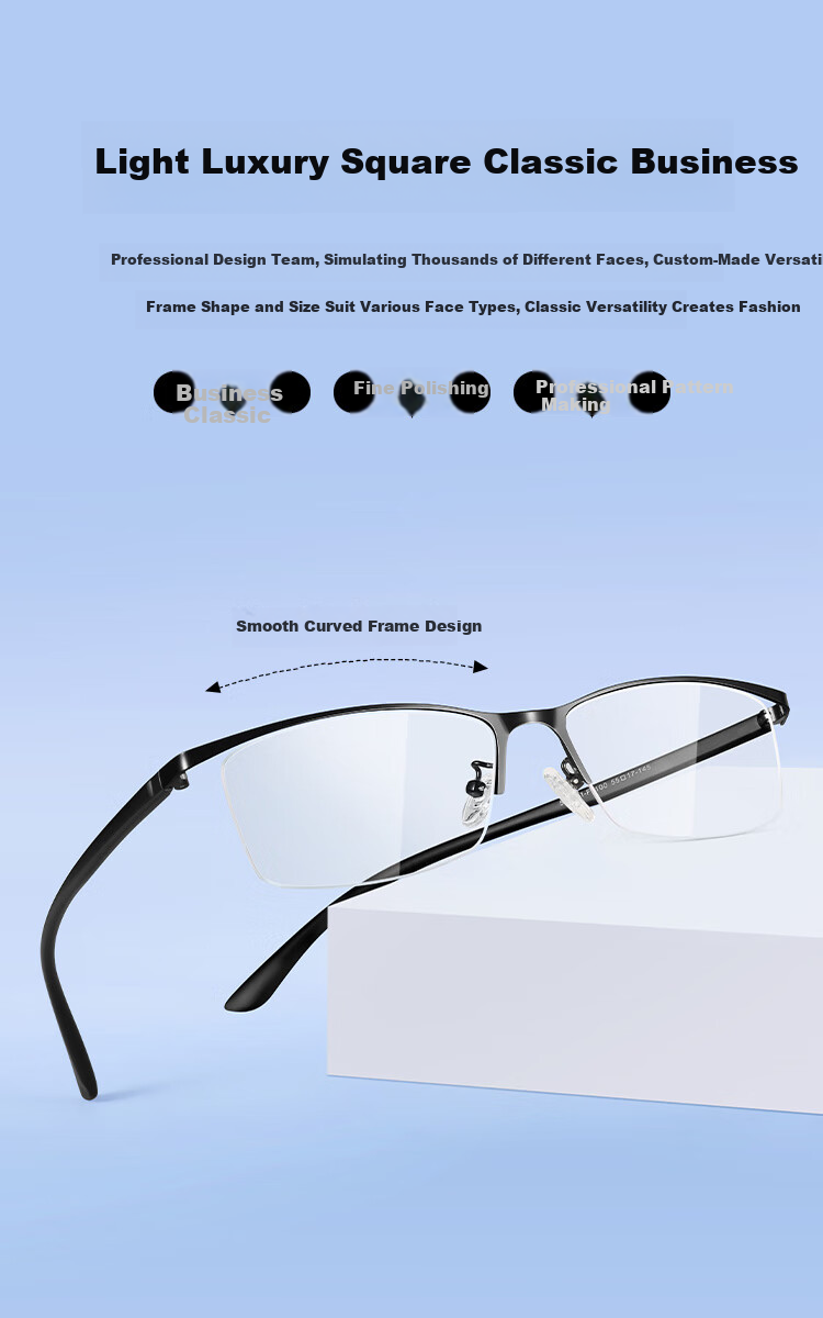 Mr.PuTian Reading Glasses for Men And Women, Anti-Blue Light, All-In High Definition Prescription Glasses for Walking, 250 Degrees (For Ages 60-64) 4