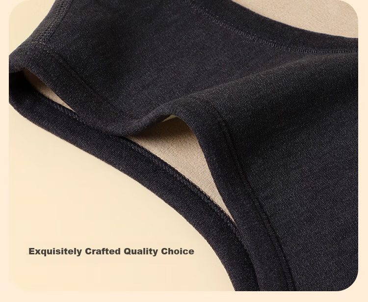 LangSha Men's Thermal Antibacterial Anti-Mite Fleece-Lined Thickened Sleeveless Base Layer Vest Autumn Winter Heat Retaining Close-Fitting Top 15