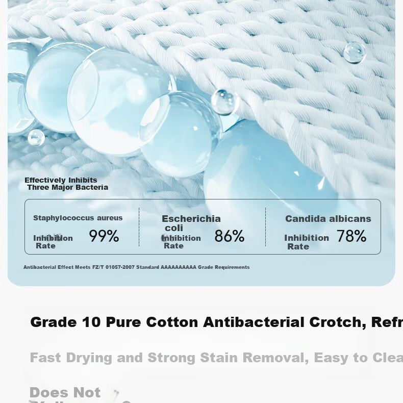 Yuzhaolin Women's Ice Silk 10A Antibacterial Seamless Cooling Quick-Dry Breathable Comfortable Girl's Triangle Underwear M 10