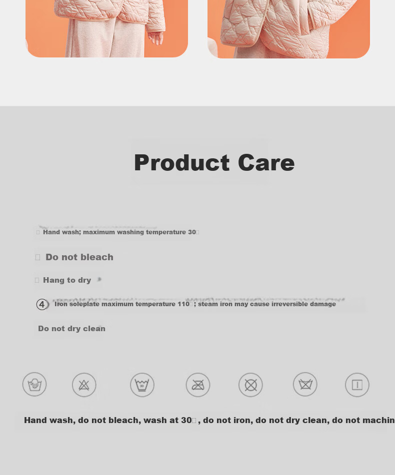 Yiershuang 100% Wool Layered Warm Women's Thickened Homewear Jacket Middle-aged and Elderly Base Layer Top 13