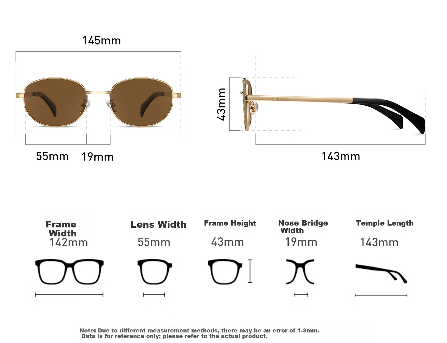 CAPONI Vintage Style Polarized Sunglasses for Women 2026 New UV400 Sun Protection Retro Trendy Eyewear 31