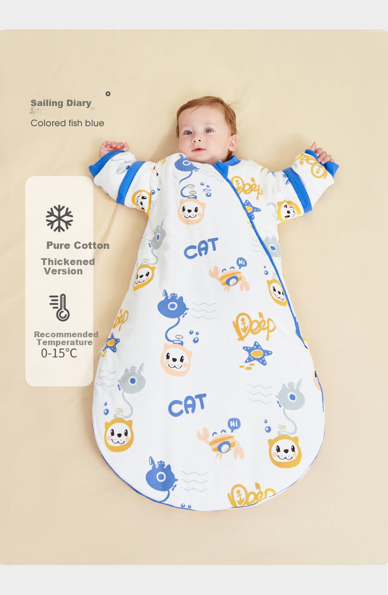 Dr. Rainbow Baby Sleeping Bag Summer Air-Conditioned Room Infant Sleep Sack Newborn Toddler One-Piece Anti-Kick Quilt Breathable Gauze Pink 29
