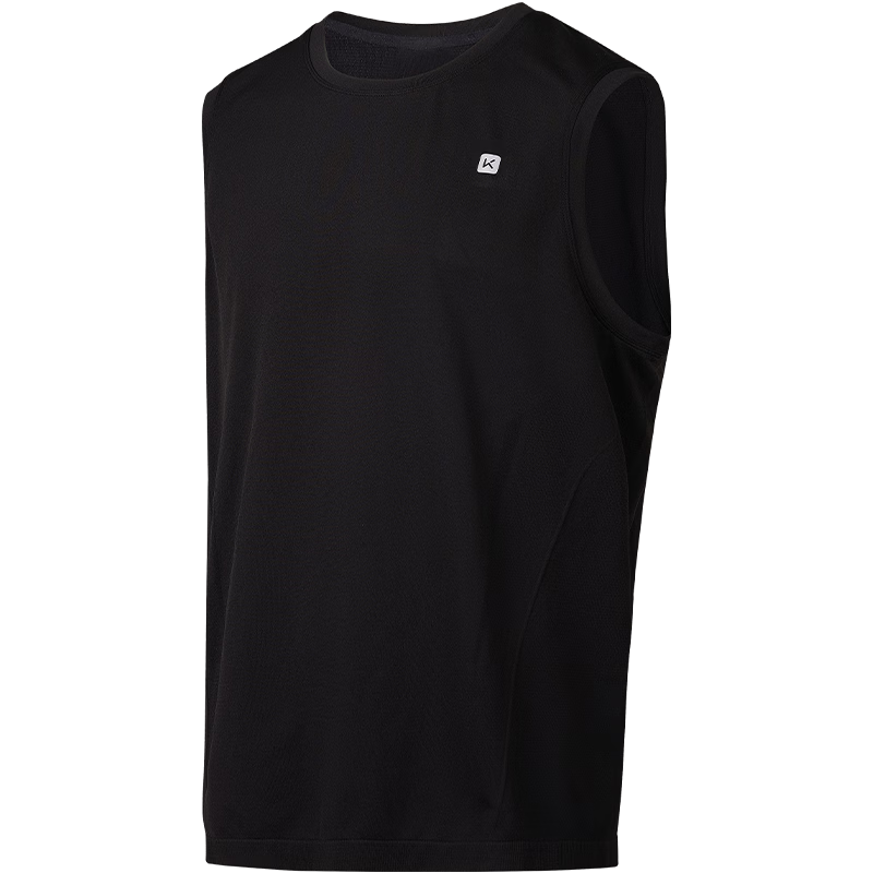 Keep New Men's Moisture-Wicking Quick-Dry Seamless Shoulder Sports Vest High Elastic Breathable Fitness Running Top 0598