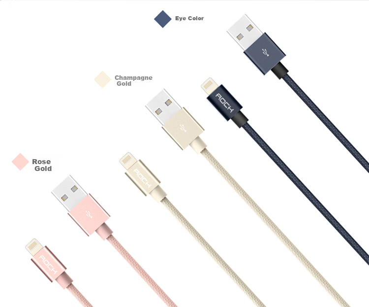 ROCK Apple Charging Cable USB to Type-C Data Cable, 5A Fast Charging, for IPhone 18/Pro Max 17/16/15, Tablets, Laptops, Huawei Honor, Black, 1 Meter 9