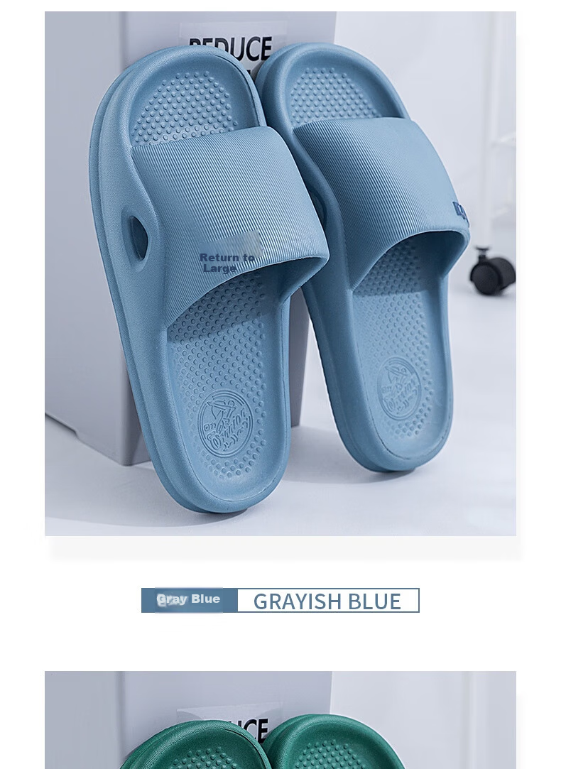 Warrior Sports Fashion Men's Slippers Indoor and Outdoor Versatile Outdoor Soft Elastic Sports Men's Beach Sandals HL0183 Gray Blue Size 39 7
