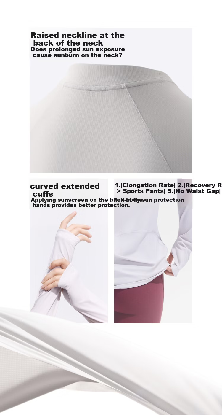 Beneunder Women's Sunscreen Long Sleeve T-Shirt Slim Lightweight Outdoor Breathable Quick-Dry Spring Summer 2026 New AS003 Ink Gray L 3