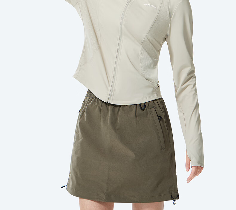 Penguin Baby Style Slim Waist Cooling Breathable Original Yarn Sun Protection Jacket for Women 1036 11