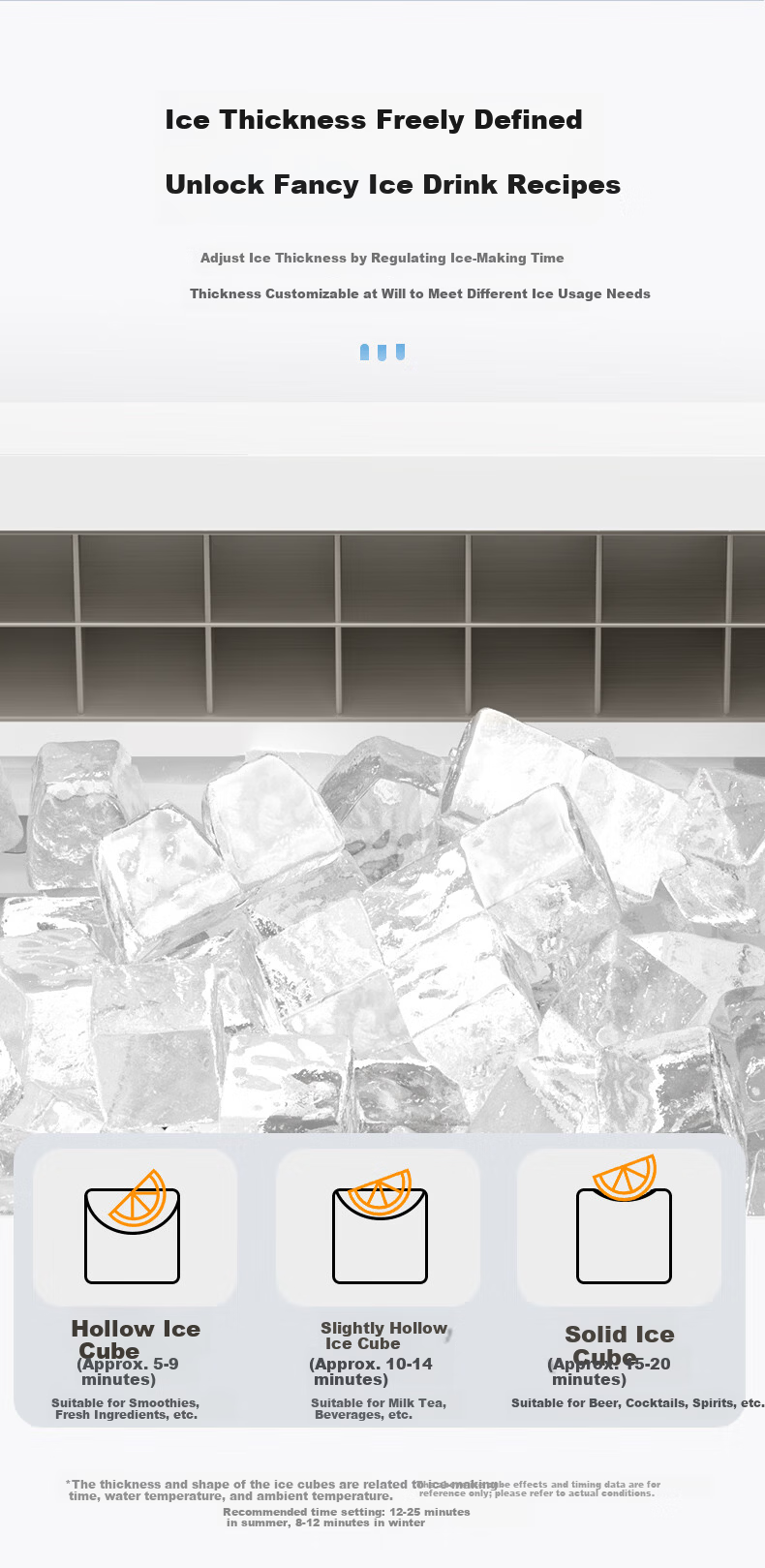 Midea Ice Maker Home Cube Ice Stainless Steel Mini Ice Machine Dormitory Ice Cube Automatic Cleaning Office Appointment Ice Making Cold Drink MBJ-20F17TE 4