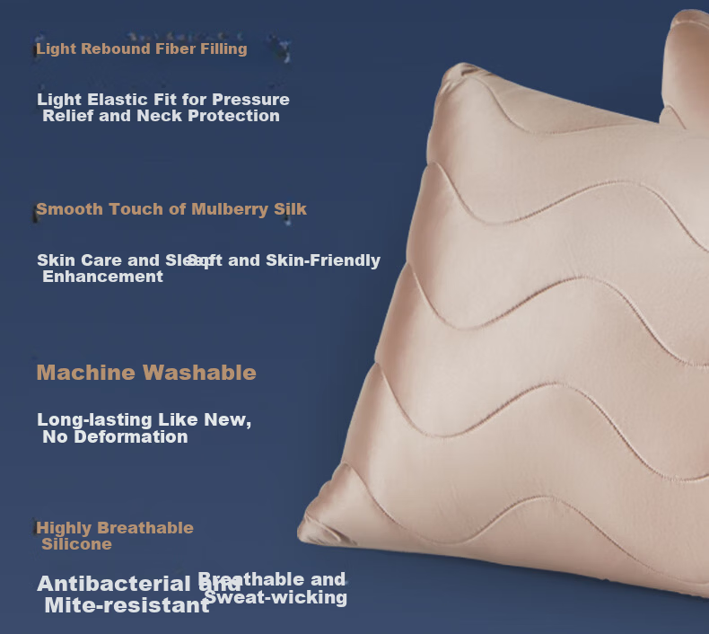 Hengyuanxiang Pillow Neck Support Deep Sleep Side Sleeping Cervical Pillow Low Pillow Approximately 6cm 5