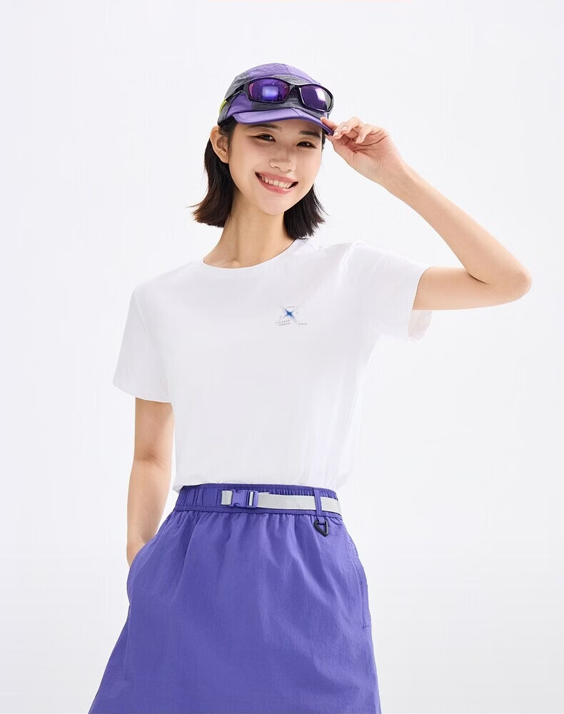 TOREAD Quick-Dry Short Sleeve T-Shirt Outdoor Sun Protection Antibacterial Moisture-Wicking Sports Summer Half Sleeve Top Ice Green Women XL 14