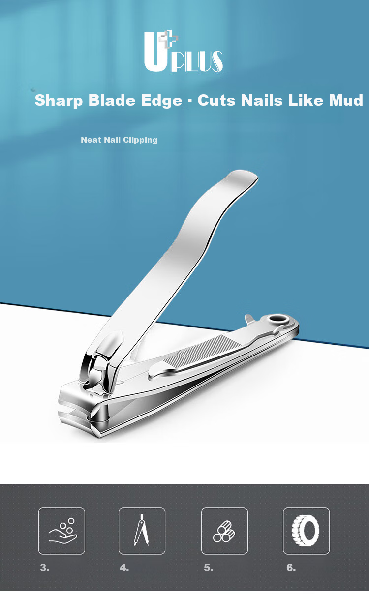 UPLUS Nail Clipper with File Sharp Durable Adult Nail Cutter 1