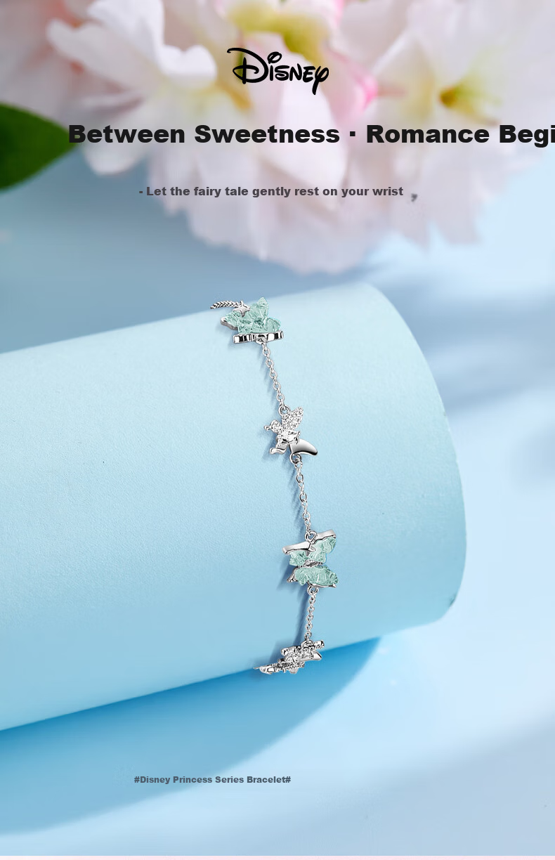 Disney Clover Bracelet for Women 2026 New Luxury Niche Design Gift for Girlfriend and Mom Valentine's Day 1