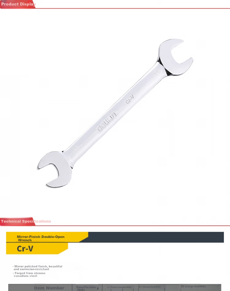 Deli Tool Double Open-End Wrench 17x19mm DL33317 1